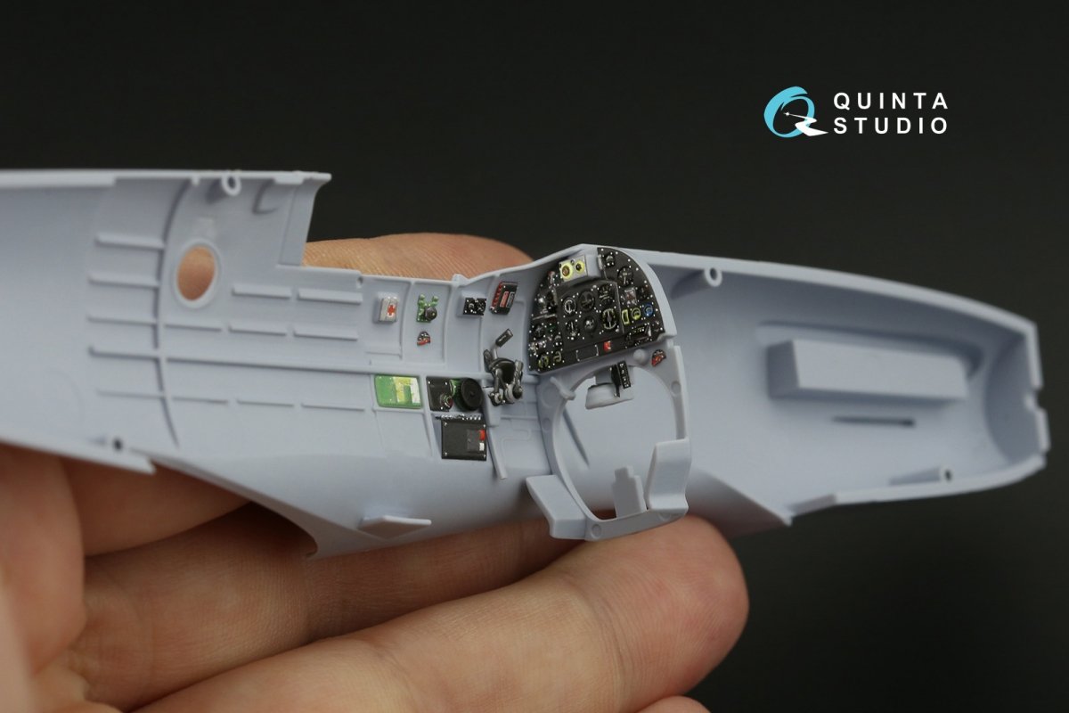 Quinta Studio QD48144 Spitfire PR.XIX 3D-Printed &amp;amp; colored Interior on decal paper (Airfix) 1/48 – image 7