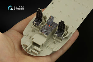 Quinta Studio QD+35108 MH-60L 3D-Printed &amp;amp; colored Interior on decal paper (Kitty Hawk) (with 3D-printed resin parts) 1/35 – Bild 12
