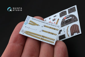 Quinta Studio QD32018 Spitfire Mk.IX 3D-Printed &amp;amp; colored Interior on decal paper (for Tamiya kit) 1/32 – immagine 4