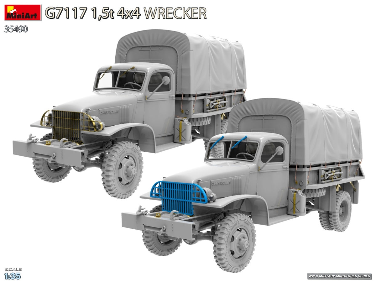 MiniArt 35490 G7117 1.5t 4x4 Wrecker 1/35 – image 3