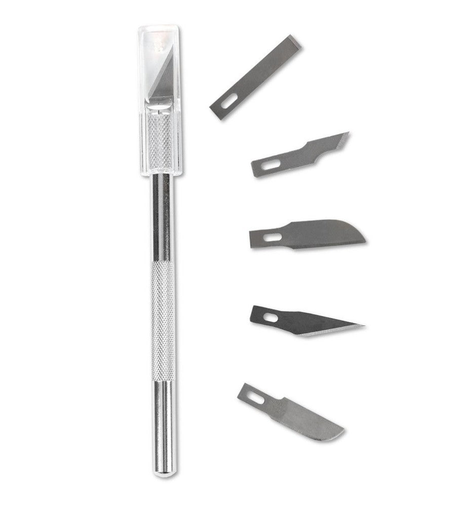 ARTESANIA LATINA 27019-1 Nóż modelarski N1 z dodatkowymi ostrzami (6 szt.)