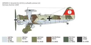 Italeri 2819 HENSCHEL HS 123 1/48 – image 5