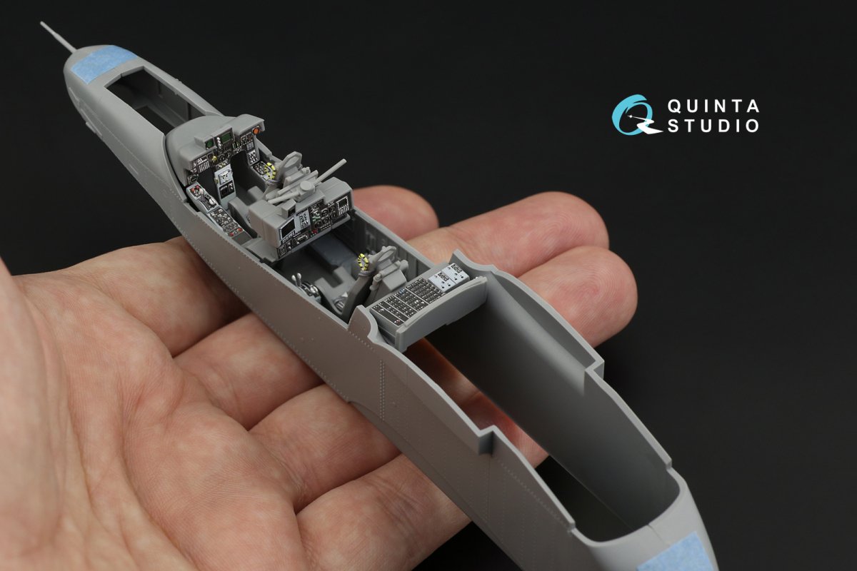 Quinta Studio QD48252 OV-10D Bronco 3D-Printed &amp;amp; colored Interior on decal paper (ICM) 1/48 – Bild 6