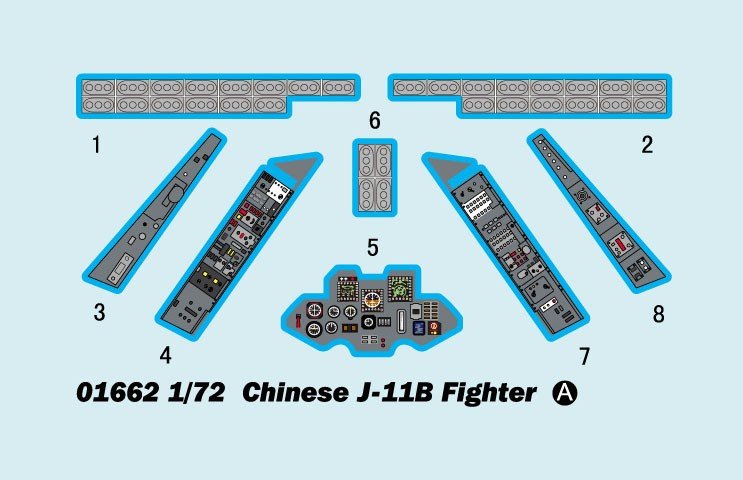 Trumpeter 01662 Chinese J-11B 1/72 – Bild 6