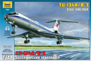 Zvezda 7007 Tupolev Tu-134B 1/144