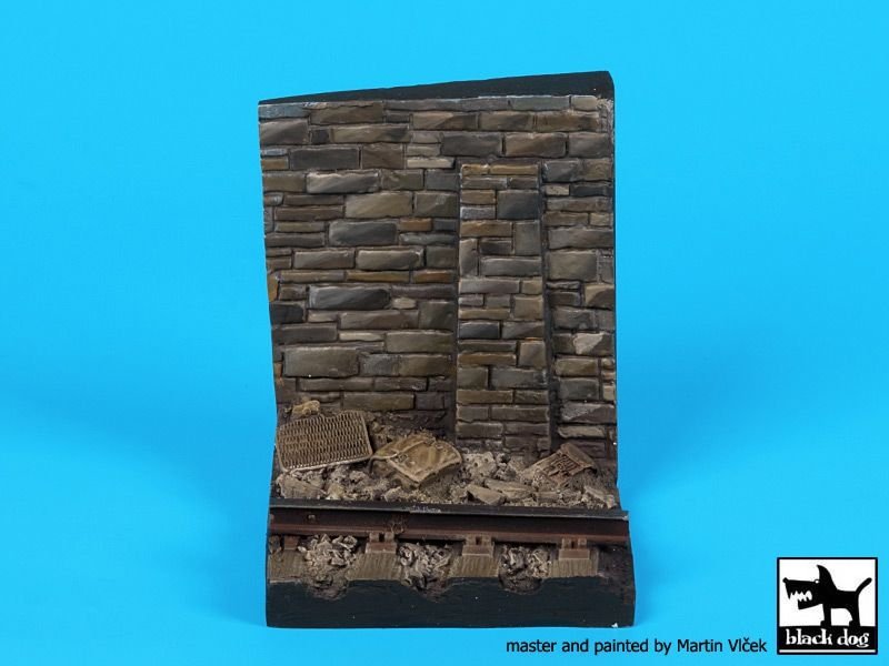 Black Dog D35098 Wall with rail base 1/35 – zdjęcie 5