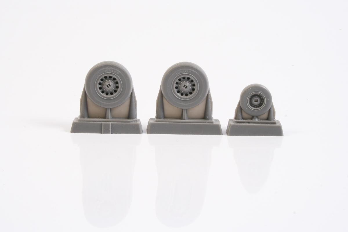 CMK Q48278 Sea Vixen Wheels Set for Airfix kit 1/48 – obrázek 2