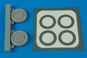 Aires 7218 Su-15 Flagon wheels &amp;amp; paint masks 1/72 Trumpeter