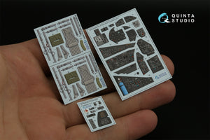Quinta Studio QD48406 Mi-24 Nato Hind 3D-Printed &amp;amp; colored Interior on decal paper (Trumpeter) 1/48 – Bild 5