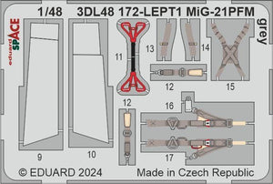 Eduard 3DL48172 MiG-21PFM gray SPACE EDUARD 1/48 – image 3