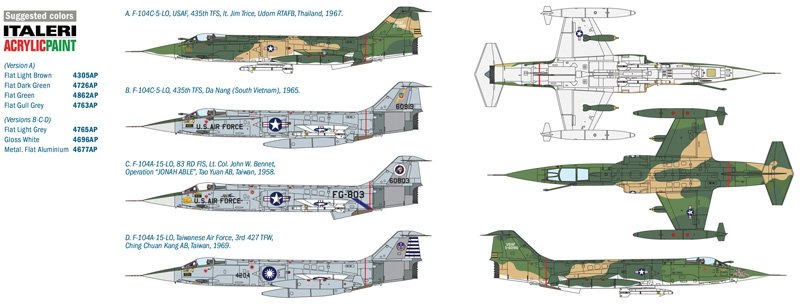 Italeri 2504 F - 104 A/C STARFIGHTER 1/32 – image 2