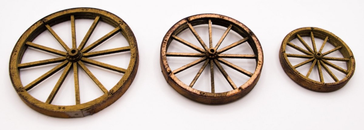 RT-Diorama 35599 Cart whells (3 pcs.) 1/35 – image 2