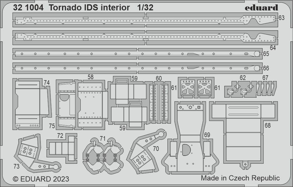 Eduard 321004 Tornado IDS interior ITALERI 1/32 – image 3