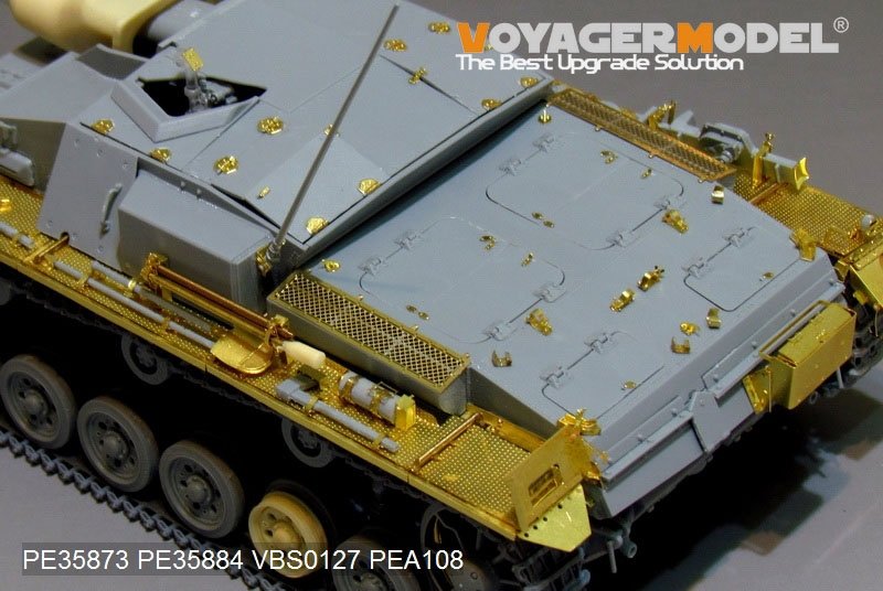 Voyager Model PE35873 WWII German StuG.III Ausf.C/D Basic for DRAGON 1/35 – obrázek 4