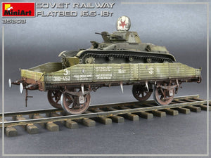 MiniArt 35303 Soviet Railway Flatbed 16.5-18t (1/35) – immagine 11