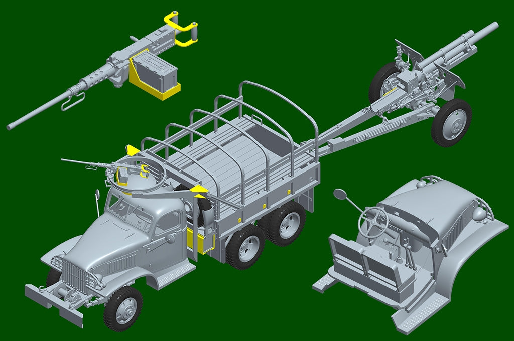 I Love Kit 63567 CCKW-352 with M2A1 105MM Howitzer - Machine Gun Turret Version 1/35 – image 8