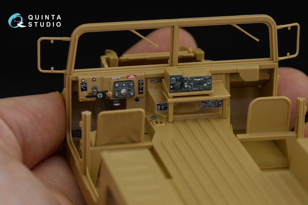 Quinta Studio QD35039 HUMVEE Family 3D-Printed &amp;amp; colored Interior on decal paper (Tamiya) 1/35 – image 6