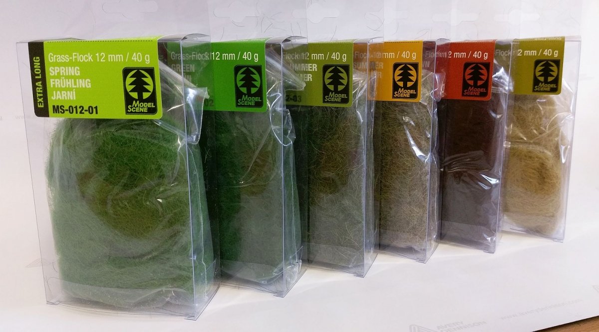 Model Scene 012-05 Grass-Flock 12 mm - Brown 40g – immagine 2