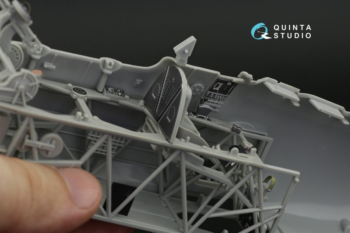 Quinta Studio QD32115 Fairey Swordfish Mk.I 3D-Printed &amp;amp; colored Interior on decal paper (Trumpeter) 1/32 – immagine 9