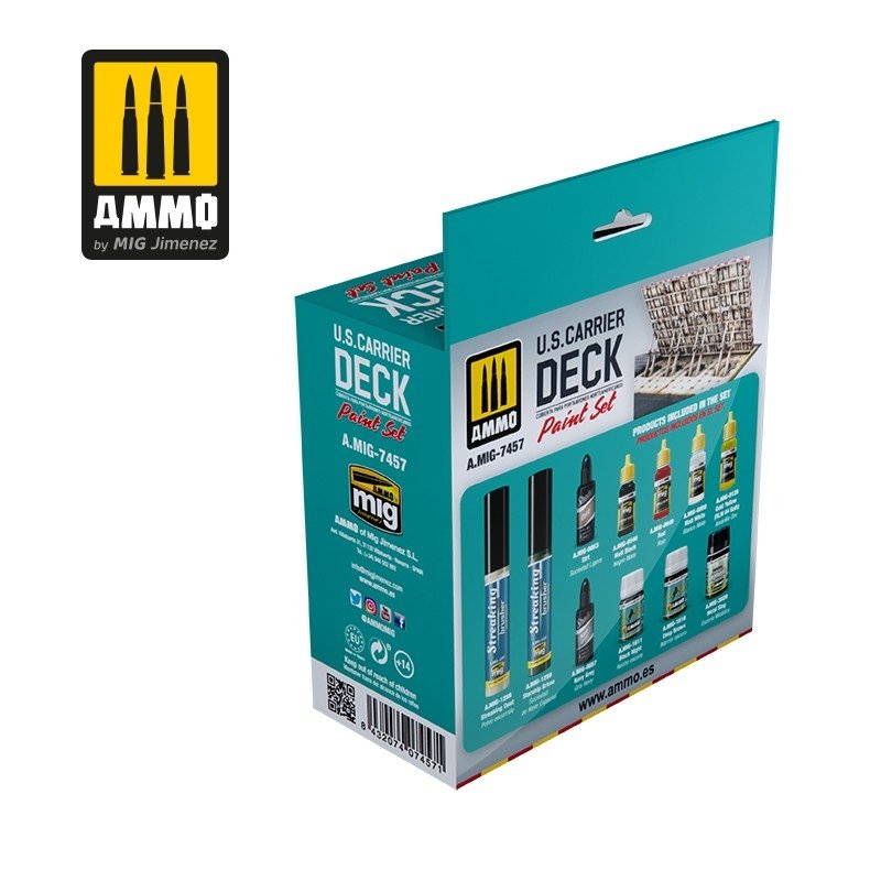AMMO of Mig Jimenez 7457 US Carrier Deck Paint Super Pack Set – image 5