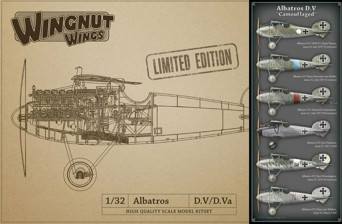 Wingnut Wings 32904 Albatros DV &amp;quot;Camouflaged&amp;quot; 1/32