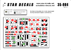 Star Decals 35-984 Congo Crisis 1 1/35 – obrázek 2