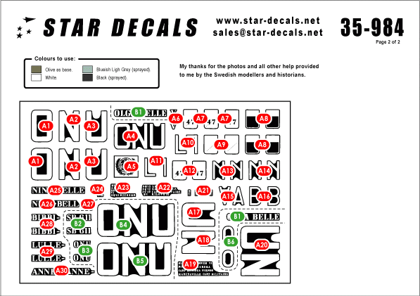 Star Decals 35-984 Congo Crisis 1 1/35 – obrázek 2