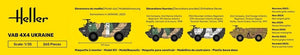 Heller 57130 VAB 4X4 Ukraine - Starter Kit 1/35 – Bild 5