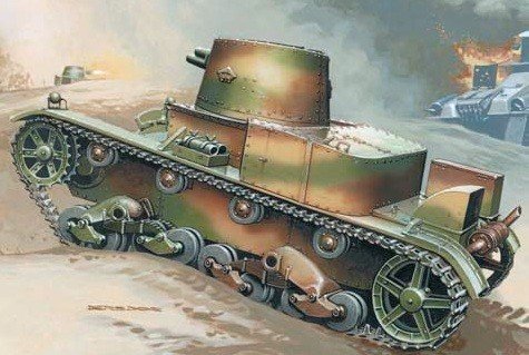 Mirage Hobby 35304 VICKERS E Mk B tank / 355004 1/35