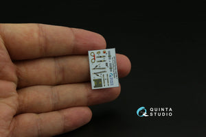 Quinta Studio QD72065 F-4EJ KAI 3D-Printed &amp;amp; colored Interior on decal paper (FineMolds) 1/72 – obrázek 6