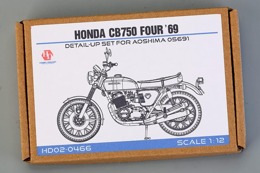 Hobby Design HD02-0466 Honda CB750 1969 for Aoshima Detail Up Kit 1/12 – zdjęcie 2