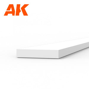 AK Interactive AK6517 STRIPS 0.75 X 4.00 X 350MM – STYRENE STRIP – (10 UNITS) – image 2
