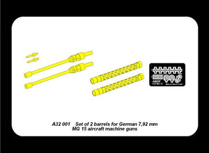 Aber A32001 Set of 2 barrels for German 7.92 mm MG 15 aircraft machine guns (1/32) – Bild 5