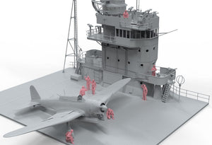Border Model BR-006 IJN Carrier Crew Pilots &amp;amp; Officers x 8 resin figures 1/35 – image 3
