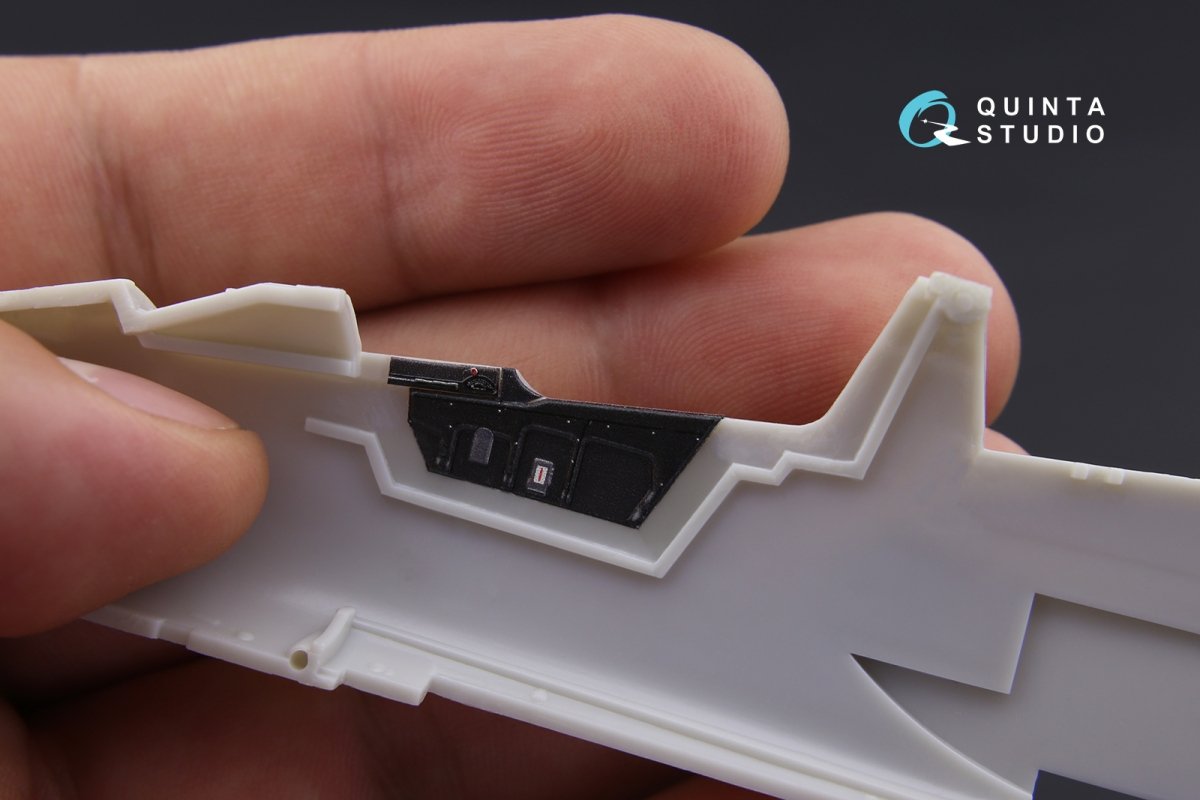 Quinta Studio QD48114 Mirage 2000-5 3D-Printed &amp;amp; colored Interior on decal paper (for Kinetic kit) 1/48 – Bild 3