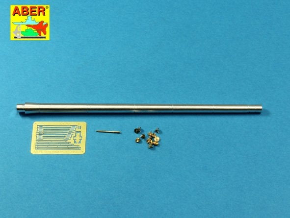 Aber 35L-187 Armament for Russian Main Battle Tank T-14 ARMATA barrel for 125 mm 2A82-1M cannon &amp; barrel for 12.7 mm 1/35