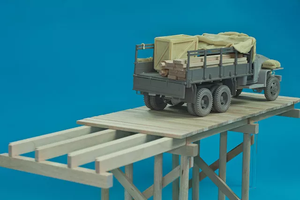 RB Model 35D15 WW II Wooden bridge Price for single module 1/35 – obrázek 6