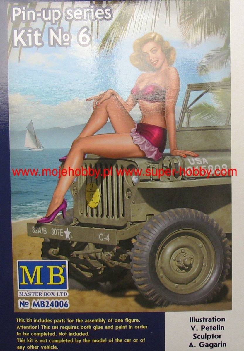 Master Box 24006 Pin-up series Kit No. 6 Samantha 1/24 – image 5