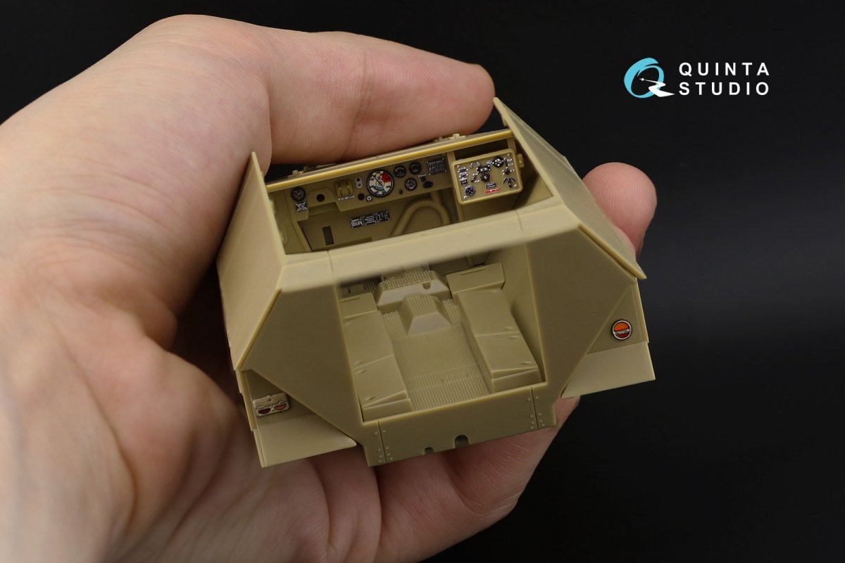 Quinta Studio QD35050 SD.KFZ.251 Family 3D-Printed &amp;amp; colored Interior on decal paper (Tamiya) 1/35 – Bild 3