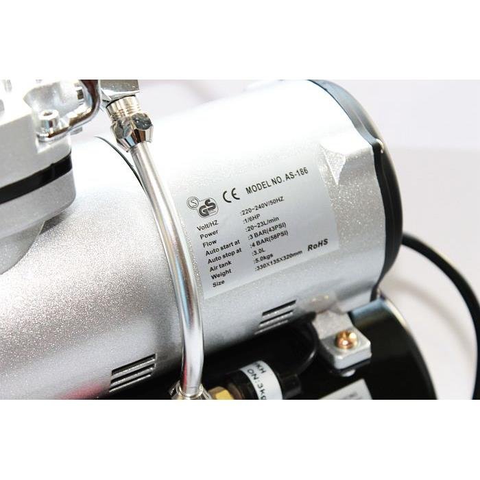 Amazing Art 18857 AA-20T - SILENT AIRBRUSH COMPRESSOR WITH 3L BOTTLE – image 8