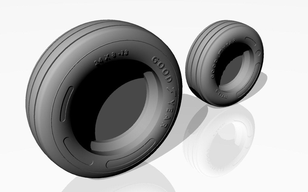 Armory Models AW48309 F-5E/F Tiger-II wheels 1/48 – immagine 2