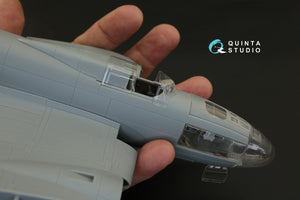 Quinta Studio QC48100 IL-4 vacuformed clear canopy (for Xuntong kit) 1/48 – immagine 5