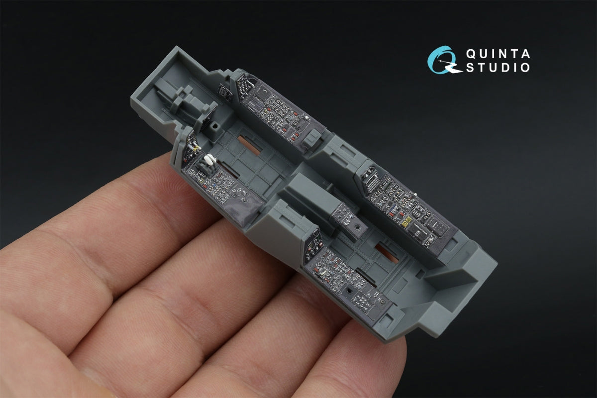 Quinta Studio QDS-48593 F-14D Super Tomcat 3D-Printed &amp;amp; colored Interior on decal paper (GWH) (Small version) 1/48 – image 7