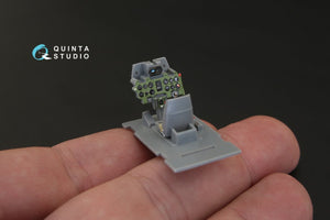 Quinta Studio QD48102 A6M2 3D-Printed &amp;amp; colored Interior on decal paper (for Hasegawa kit) 1/48 – Bild 9