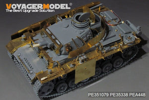 Voyager Model PE351079A WWII German Pz.KPfw.III Ausf.N basic（A ver without included Ammo）(For TAKOM 8005) 1/35 – image 2