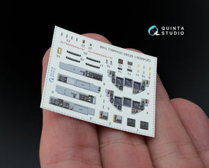 Quinta Studio QD48061 M346 Master 3D-Printed &amp;amp; colored Interior on decal paper (for Kinetic kit) 1/48 – image 3