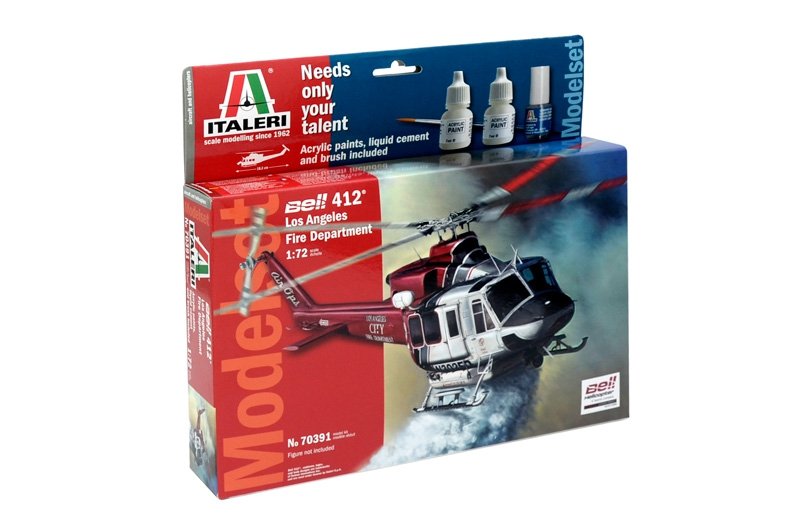 Italeri 70391 BELL 412 Los Angeles model kit 1/72