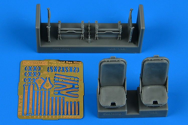 Sièges pilote et copilote Aires 4912 Westland Sea King HAS.1/HAS.5/HU.5, échelle 1/48, Airfix