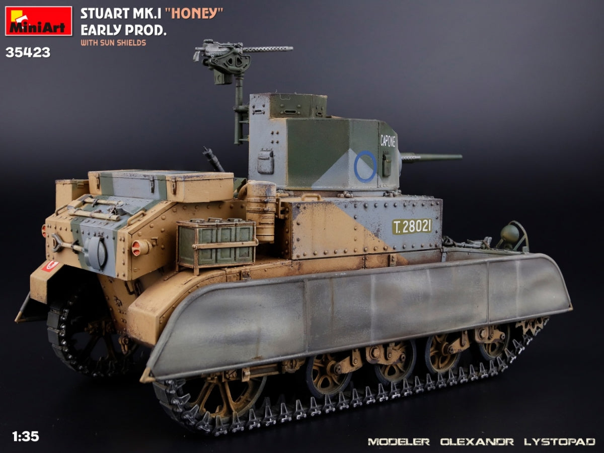 MiniArt 35423 Stuart Mk.I “Honey” Early Production w/Sun Shields 1/35 – image 12