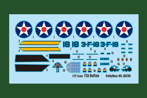Hobby Boss 80290 US F2A Buffalo 1/72 – imagen 3